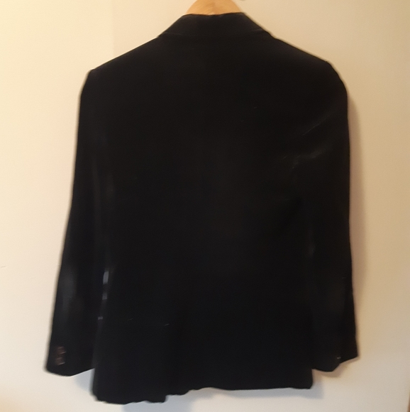 Vintage black velvet blazer - size medium - Picture 3 of 3